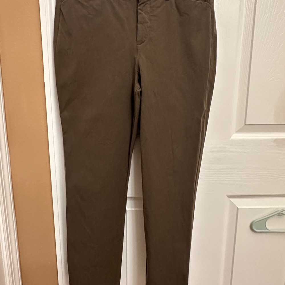 Old Navy High-Waisted Pixie Skinny Ankle Pants in Dark Brown